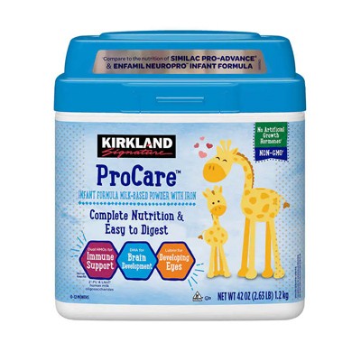 Kirkland Signature ProCare Non-GMO Infant Formula